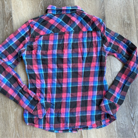 TNA classic fit plaid button up - Picture 2 of 7